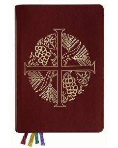 Den svenska psalmboken med tillägg (altarpsalmbok, rött skinnband)