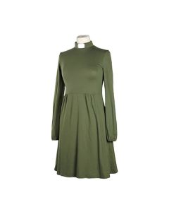 Diakon klänning olivgrön 50/52 XXL