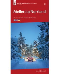 Mellersta Norrland Bil & Turistkarta Nr 5 : Skala 1:400.000